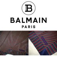 ราคา ผ้าพันคอแบรนด์เนม​มือสอง​ PIERRE BALMAIN​ ของแท้100% (14232821970)