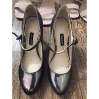 ราคา Nine West แท้ Heel Height 3.3 นิ้ว พร้อมกล่อง งานใหม่ตำหนิพื้นด้านใน Size 7.5 (EU38) (25583354913)