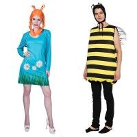 ราคา ❤พร้อมส่ง❤ชุดฮาโลวีนสำหรับผู้ใหญ่ หอยทากและผึ้งเครื่องแต่งกายคอสเพลย์แมลง ชายและหญิงคาร์นิวัลปาร์ตี้แฟนซีแต่งตัวเสื้อผ้า เสื้อผ้าแฟชั่นสตรีสัตว์ ชุดการแสดงคู่ (6118751331)