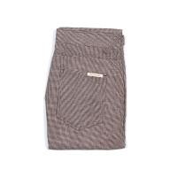 ราคา Hazard กางเกงทำงานขายาวมีลายไม่มีจีบ ผ้า Linen(ลินิน) สีกากี (5656995321)