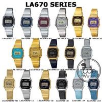 ราคา CASIO ของแท้ % รุ่น LA670WA LA670WGA LA670WEGB นาฬิกาผู้หญิง DIGITAL พร้อมกล่องและรับประกัน 1ปี LA670 (372536511)