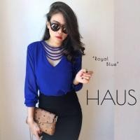 ราคา เสื้อแขนยาวชีฟองคอวี (4916824529)