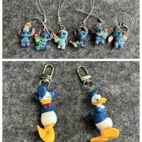 ราคา 6 ชิ้น/เซ็ต DIY Stitch เชือกโทรศัพท์มือถือ Donald Duck Key Chain ผู้หญิงกระเป๋าจี้กระเป๋าเป้สะพายหลังอุปกรณ์เสริมของเล่นตุ๊กตาพวงกุญแจสาวของขวัญ (27014964209)