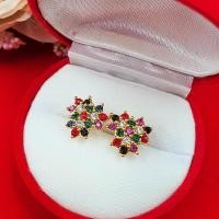 ราคา ต่างหูปักก้านพลอยนพเก้า ขนาด 1x1 cm พลอย นพเก้า เพชร ต่างหูแฟชั่น ต่างหูทอง แบบเสียบ ต่างหูแบบก้าน ทองไมครอน ใส่อาบน้ำไ (10250696472)