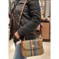 ราคา Coach เกรดพรีเมี่ยม กระเป๋าถือ สะพายข้าง มีหูสั้นคล้องแขนได้ ถือได้ พร้อมสายสะพายยาว สำหรับคอสบอดี้ได้ (17418304336)