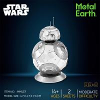 ราคา สตาร์วอร์โมเดลโลหะ 3D Star Wars BB8 - NEW แบนด์ Metal Earth MMS271 ของแท้ 100% สินค้าพร้อมส่ง (16107111026)