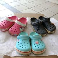 ราคา รองเท้าเด็กรองเท้า crocs size J3 (24827656933)