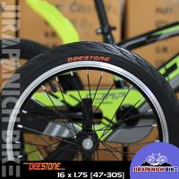ราคา ยางนอกจักรยาน 16 นิ้ว DEESTONE 16x1.75 (47-35) นิ้ว ลายไฟและลายวิบาก (9616517649)