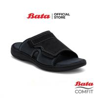 ราคา Bata Comfit บาจา คอมฟิต รองเท้าแตะ รองเท้าแตะลำลอง รองเท้าแตะเพื่อสุขภาพ สำหรับผู้ชาย รุ่น Rover สีดำ 8616065 (19842249934)