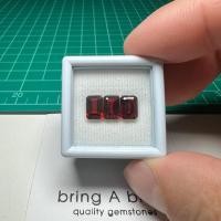 ราคา โกเมน (garnet) ขนาด 7x5, 6x4มม. พลอยโกเมน สีแดงสวย (23972604551)