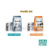 ราคา [2 kg - 10 Kg] Prowild (โปรไวลด์) อาหารแมวทุกสายพันธุ์/ทุกช่วงวัย กระสอบแบ่งขาย Blue ocean/ Wild river (ปลาโอ/ แซลมอน) (24353065551)