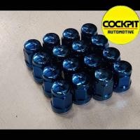 ราคา ขายดี!! น๊อตล้อ สีไทเทเนียมน้ำเงิน เบอร์19mm เกลียว12x1.5 12x1.25(19x1.5 19x1.25) สีไทเทชุบไฟฟ้า เหมาะกับล้อแต่งทั่วไป (26153744363)