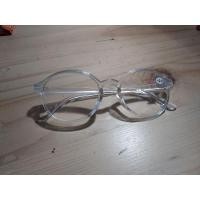 ราคา แว่นสายตายาวทรงกลมกรอบใส มือสองสภาพดี สายตา + 2.0 แว่นตาแฟชั่น ทรงวินเทจ (26416453697)