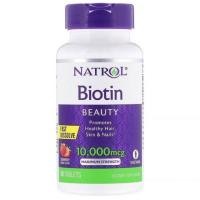 ราคา ***พร้อมส่ง**Natrol, Biotin, Maximum Strength, Strawberry, 10,000 mcg (2802813177)