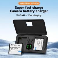 ราคา Palo BP-70A แบตเตอรี่ 1200mAh พร้อมเครื่องชาร์จ LCD สําหรับ Samsung ES65 ES80 PL90 PL120 PL200 ST90 ST700 SL600 (28564996153)