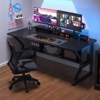 ราคา Sunโต๊ะทำงาน วัสดุไม้อัดMDF แบบ2ขนาด100/120cm พร้อมชั้นวางใต้โต๊ะ โครงสร้างมั่นคง (20895534249)