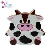 ราคา กระปุกออมสิน Money Box Wooden,Piggy Bank งาน Handmade ไม้ Ymo ลาย12 นักษัตร ปีฉลู (วัว) ของขวัญเสริมโชคลาภ ของแต่งบ้าน (3325799234)