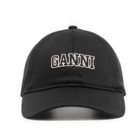 ราคา พร้อมส่ง หมวก GANNI สีดำ โลโก้สีขาว แท้ 100% (25857850853)