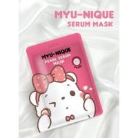 ราคา มิว-นิค เพิร์ล เซรั่ม มาสก์ MYU-NIQUE Pearl Serum Mask มาสก์หน้าสูตรสารสกัดจากไข่มุก (4774110158)