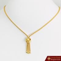 ราคา BangkokGolds สร้อยคอ ลายซีตรอง มัดระย้า น้ำหนัก 1 บาท ทองคำแท้ 96.5% * ของแท้ *ทองเยาวราช *สินค้ามีใบรับประกัน (4835253670)