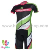 ราคา ชุดจักรยานแขนสั้นทีม Merida 17 (01) สีดำลายเขียวขาวชมพู (8749121854)