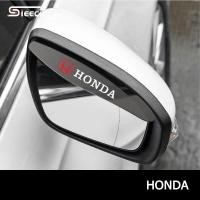 ราคา Sieece กระจกมองหลังรถยนต์ คิ้วกันฝนกระจกมองข้าง สำหรับ Honda City Jazz HRV Civic Brio Accord BRV Mobilio CRV Vezel Odyssey Fit (21323105117)