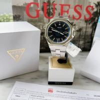 ราคา มีช่องบอกหวันที่ ✨ นาฬิกา Guess GW0573G1 EMPEROR SILVER (24982704751)