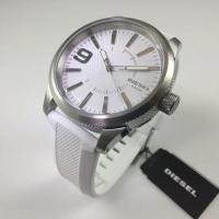 ราคา (ผ่อน0%)10เดือน นาฬิกา Diesel Men's DZ1805 Rasp Stainless Steel White Silicone Watch ของแท้จาก USA (2385132523)