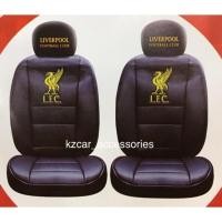 ราคา (1คู่) หุ้มเบาะหนังคู่หน้า ลายลิเวอร์พูล สีดำ Liverpool ลิขสิทธิ์แท้ (2222735192)