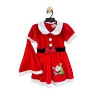 ราคา ชุดแซนตี้ ชุดแซนต้า ชุดวันคริสมาสต์ ชุดซานตี้สาวน้อย ชุดซานต้าครอส งานผ้ากำมะยี่นุ่ม ใส่สบาย (21766702932)