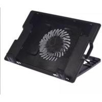 ราคา NoteBook Stand & Cooling Pad พัดลมระบายความร้อนโน๊ตบุ๊คปรับระดับได้ (สีดำ) (2858846619)