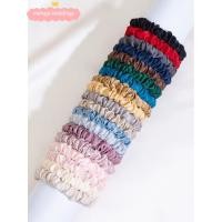 ราคา Mini(2 ชิ้น) ยางรัดผม ผ้าไหม 1 ซม ยางรัดผมผ้าไหมมัลเบอร์รี่ Mengyi Mulberry Silk Scrunchies (25413597555)