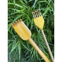 ราคา Gold ไม้เกาหลัง 2 แบบ 2 ชิ้น ทำจากไม้ไผ่+หวาย (24777233567)