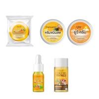 ราคา ของแท้ พร้อมส่ง !! ครีมขมิ้นสด อิงฟ้า ลดฝ้า หน้าใส ด้วย เซรั่ม ครีม กันแดด โทนเนอร์ และ สบู่ บำรุงผิวหน้า จากธรรมชาติ (19676130018)