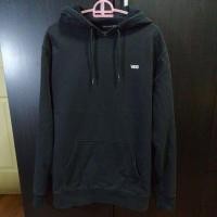 ราคา เสื้อฮู้ดกันหนาว Vans แท้ สีดำลายตารางที่แขน สภาพดี (28668082830)
