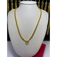 ราคา สร้อยคอ ลายทาโร่ น้ำหนัก 2 สลึง ความยาว 18 นิ้ว (22520865348)