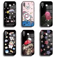 ราคา เคสกระจกนิรภัย Samsung Galaxy A8 Star เคสแข็ง ขอบซิลิโคนนิ่ม (21106546478)