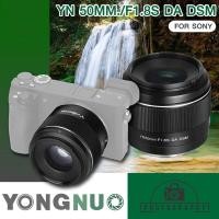ราคา Yongnuo 50mm F1.8 DA DSM เลนส์ ออโต้โฟกัส For Sony Mirrorless หน้าชัดหลังเบลอ เลนส์ฟิก (9783021368)