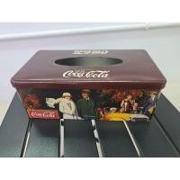 ราคา กล่องใส่ทิชชู่ สีน้ำตาล งานสังกะสี Coca-Cola ของใหม่ (28068618299)