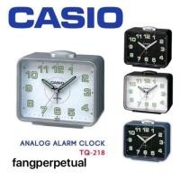 ราคา นาฬิกาปลุก คาสิโอ (CASIO) พรายน้ำ เดินกระตุก Casio รุ่น TQ-218 ของแท้ รับประกันศูนย์ 1 ปี. TQ218 (23037964942)