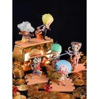 ราคา พร้อมส่ง โมเดลตั้งโต๊ะ ONE PIECE Luffy และ เพื่อนๆวันพีช ลูฟี่ มีกล่อง ได้ครบชุด เซ็ต 8 ตัว (12735107963)