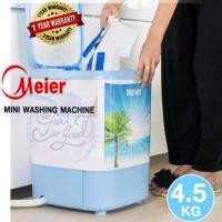 ราคา เครื่องซักผ้าขนาดเล็ก 4.5 kg MEIER MINI WASHING MACHINE รับประกันมอเตอร์ 5 ปี (1372815451)