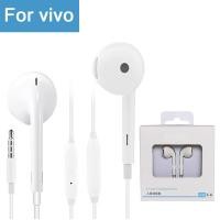 ราคา หูฟัง vivo ของแท้100% เสียงดี（รับประกันหนึ่งปี）มีไมโครโฟน เบสหนัก A 1A (19595801208)