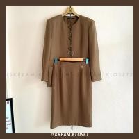 ราคา DAKS LONDON SET ชุดเซ็ตสูท+กระโปรง มือสอง✔️ (25016435807)