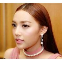 ราคา ต่างหูแฟชั่น ดาราใส่ เหมือนแบบ คุณน้ำตาล พิจักขณา ใส่ค่ะ (26122164)