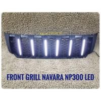 ราคา กระจังหน้านาวาร่า np300 ปี2014 2015 2016​ 2017 2018 2019 นิสสัน กระจังหน้าแต่ง nissan navara np300 มีไฟ และ ไม่มีไฟ (1818724501)