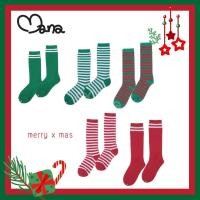 ราคา ถุงเท้ายาวลายทาง ลายคริสต์มาส เด็กและผู้ใหญ่ ถุงเท้าแฟชั่นยาวใต้เข่า (4307652596)