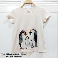 ราคา เสื้อเด็ก Zara Girls แท้100% สีเนื้อลายนกเพนกวินติดเลื่อมสีชมพูวิ้งๆน่ารักมากๆค่ะไซส์ 11/12Y 152cm (19971430148)