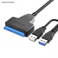 ราคา Tianyuaneee อะแดปเตอร์สายเคเบิล SATA เป็น USB2.0 UP เป็น 6 Gbps 7+15/22 pin สําหรับฮาร์ดไดรฟ์ภายนอก SSD HDD SATA III SATA 3 Well 2.5 นิ้ว (19794549805)