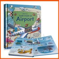 ราคา Usborne Look Inside An Airport 3D Flap Picture Book Early Learning หนังสือภาษาอังกฤษเพื่อการศึกษาสําหรับเด็ก (23364253019)